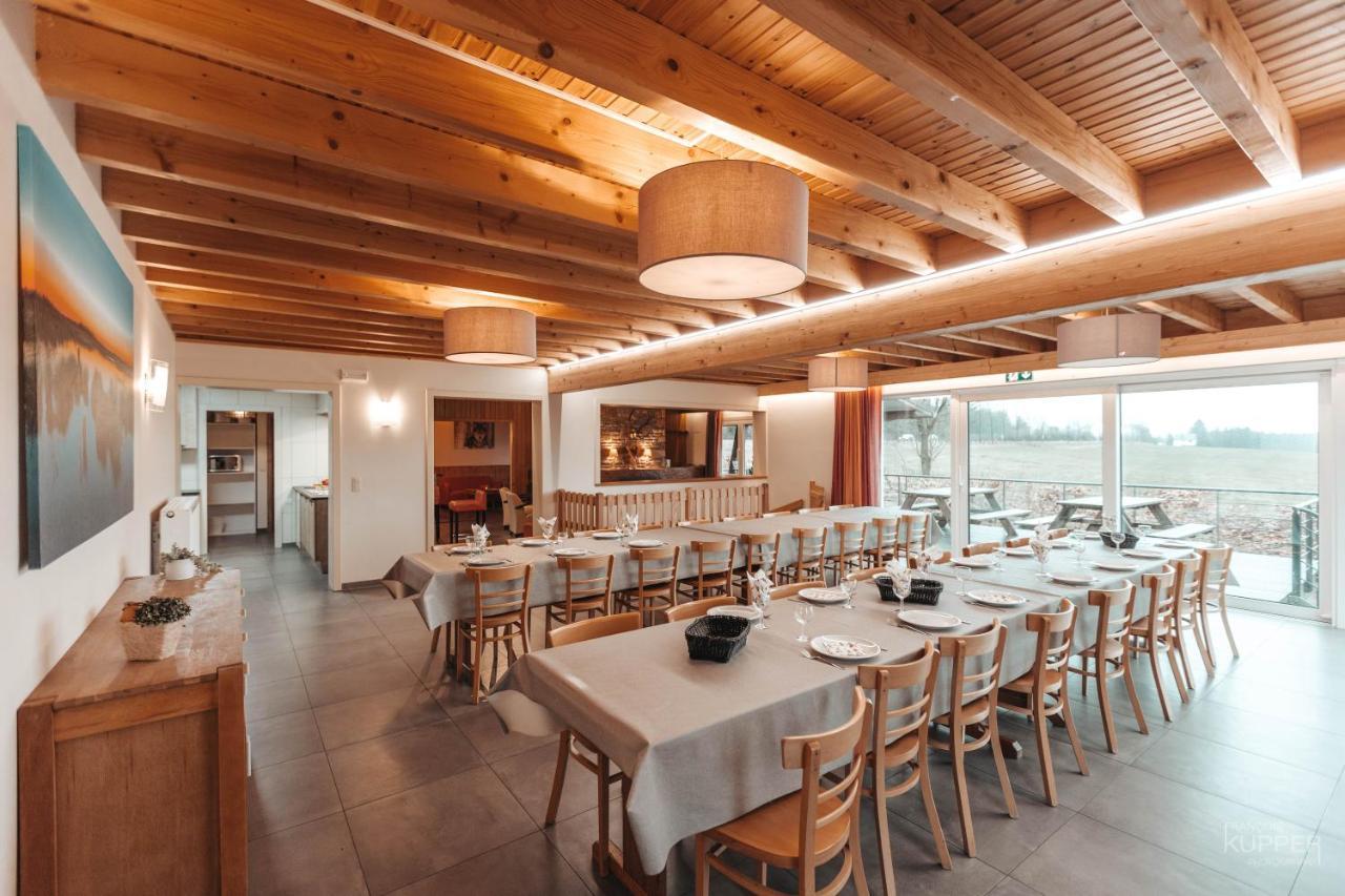 Villa Le Loup Gris - 35 Pers - Vue-Wellness, Butgenbach-Malmedy Esterno foto